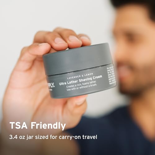 Supply Ultra Lather Shaving Cream for Men - Sandalwood & Cedar, 3.4 oz - Pack of 1
