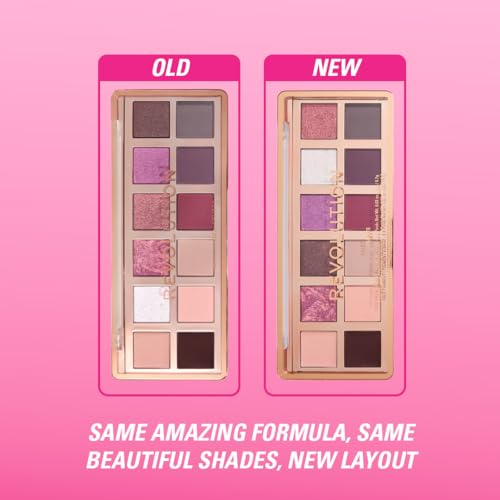 Berry Eyeshadow Palette with 12 Shades - Vegan Cruelty-Free Makeup