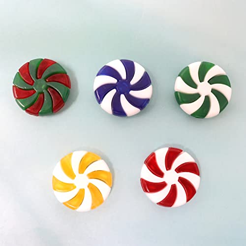 Christmas Candy Bead Ornaments Set - 50 Plastic Holiday Hanging Decorations