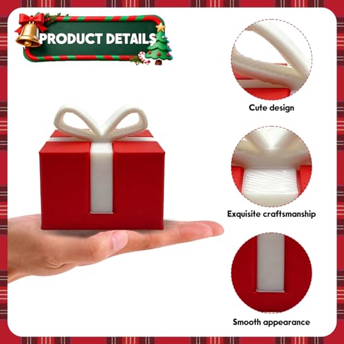 Christmas Figurine with Bow Design - Indoor & Outdoor Holiday Decor - Style21