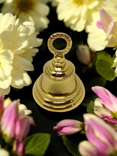 Indian Brass Bell Jingle Bell for Home Decor & Christmas Crafts - Pack of 1