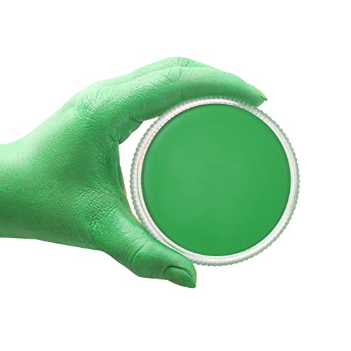 Water-Activated Face & Body Paint - Green, 20g for Cosplay Halloween Festivals