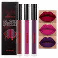 Matte Liquid Lipstick Set - Burgundy, Purple & Rose Red - Long Lasting & Waterproof