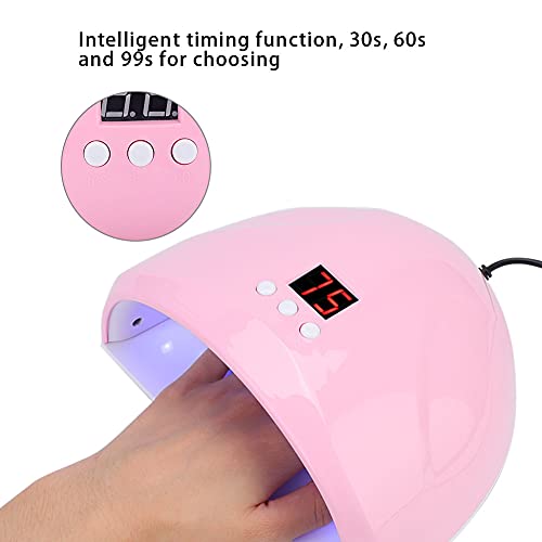LED Nail Dryer Lamp with Infrared Sensor & Adjustable Timer - Fast Polishing