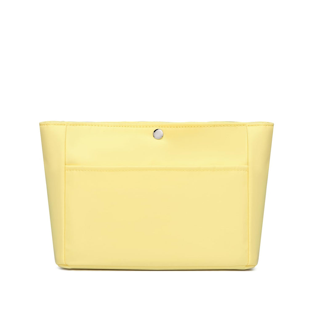 YONEBN Waterproof Storage Bag Lightweight Large Capacity Nylon Bag Inner Bag Handbag Organizer (Nylon/Yellow)