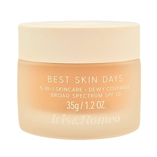 IRIS&ROMEO Tinted Moisturizer SPF30 - Best Skin Days with Vitamin C & Hyaluronic Acid | Light Medium, Warm-Neutral Undertones