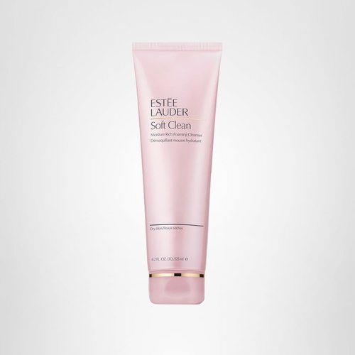 Estée Lauder Soft Clean Moisture Rich Foaming Face Wash Cleanser, 4.2 Ounce