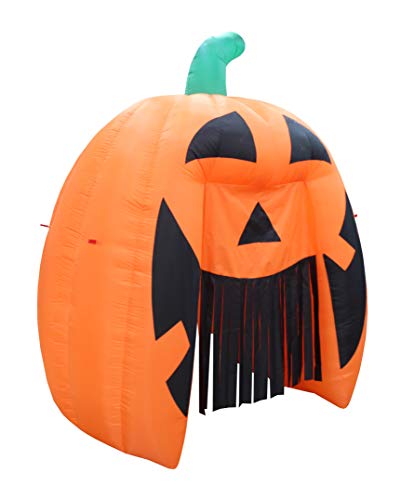 8 FT Inflatable Halloween Pumpkin Monster Archway - Outdoor Decor