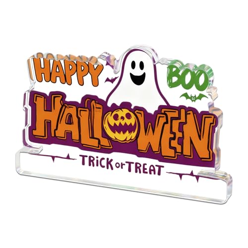Halloween Ghost Decorations Acrylic Spooky Basket Gifts Indoor Decor