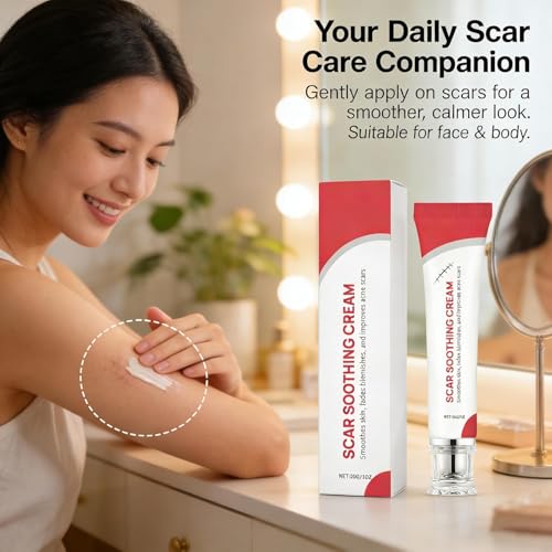 Scar Soothing Cream for Sensitive Skin - Reduces Redness & Improves Appearance