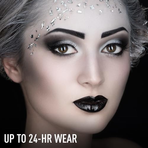 Black and White Eyeshadow Palette Kit - Matte Smokey Gothic Makeup, 07 Snow + 13 Black