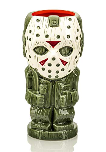 Horror-Themed Ceramic Tiki Mug - Jason Voorhees 26oz Collectible Cup