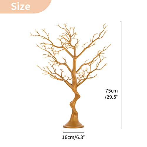 Gold Christmas Tree 2.5ft Artificial Display Branch for Wedding and Holiday Decor - Variation of THIS listing