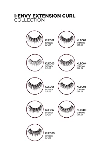 False Eyelashes C Curl Natural Look 2 Pack Salon Lash Extension Effect