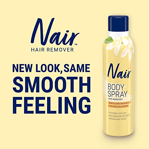 Nair Hair Removal Body Spray - 7.5 Oz Can Pack of 2 - Arm, Leg & Bikini