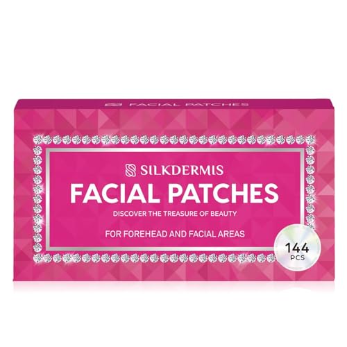 SILKDERMIS Facial Wrinkle Patches: Anti Wrinkle Facial Patches overnight- Forehead Wrinkles Treatment (Red(144 pcs))