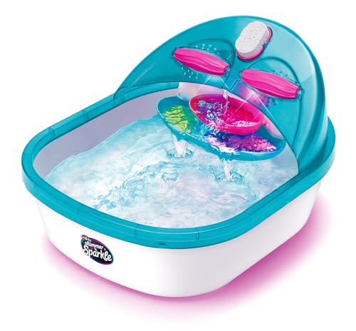 Kids Foot Spa Set with Massage Rollers & Cascading Waterfall - 6-in-1 Pedi-Pampering