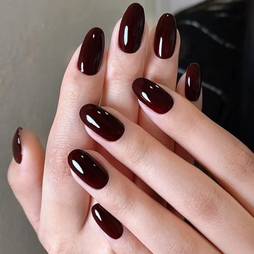 COSMOO Wicked Cherry Red Quick Dry Nail Polish - Chip Resistant, Vegan 12ml
