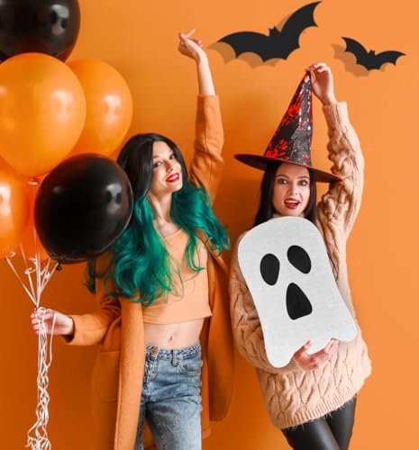 Ghost Halloween Piñata with Stick - 17 Inch Spooky Party Decor & Favors - Variation of Ghost Halloween