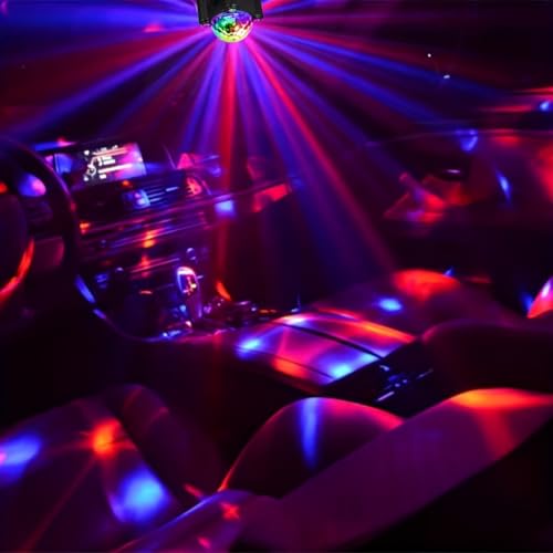 Disco Ball Light Party Decorations, RGB Strobe & Effect Lighting for Indoor Events