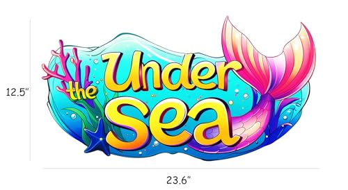 Under the Sea Trunk or Treat Car Decorations Kit Pink Mermaid SUV Decor