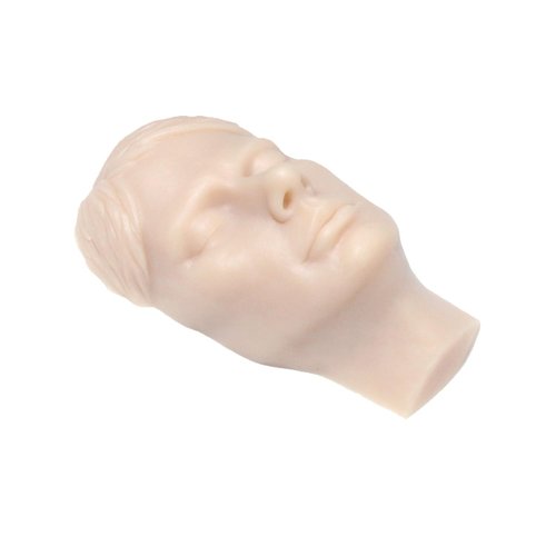 JUYO VONSAN Injection Training Mannequin Face Silicone Head Facial Injection Face Nose Model （Not TPE） for Piercing Tattoo Practice Medical Student (Woman Head)