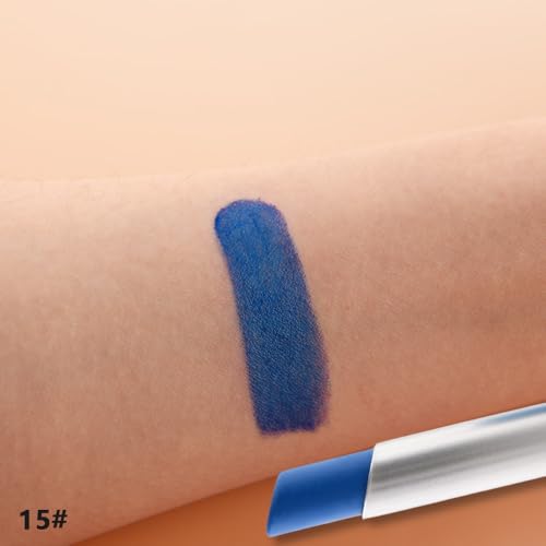 Light Dodger Blue Matte Lipstick - Long Lasting Waterproof Lip & Face Paint, 15 Pack of 1