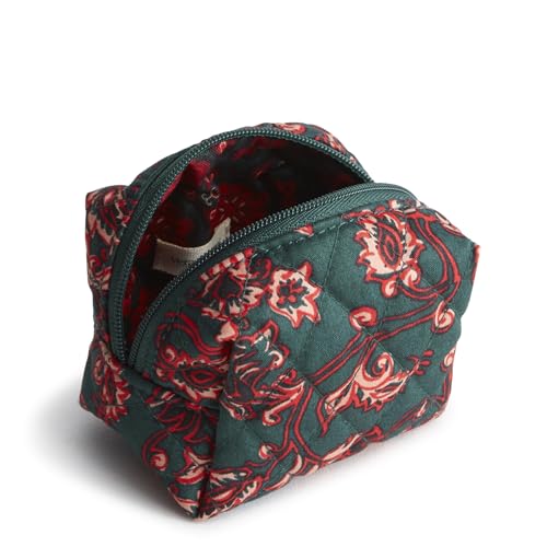 Vera Bradley Women's Premium Cotton Mini Cosmetic, Victorian Vines, One Size