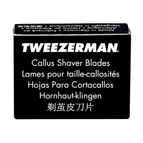 Tweezerman Replacement Callus Shaver Blades, 20 Count (Pack of 2)