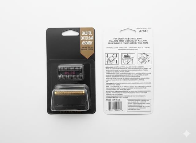 Wahl Professional 5-Star Shaver Replacement Gold Foil & Cutter Bar Assembly | Model #7043