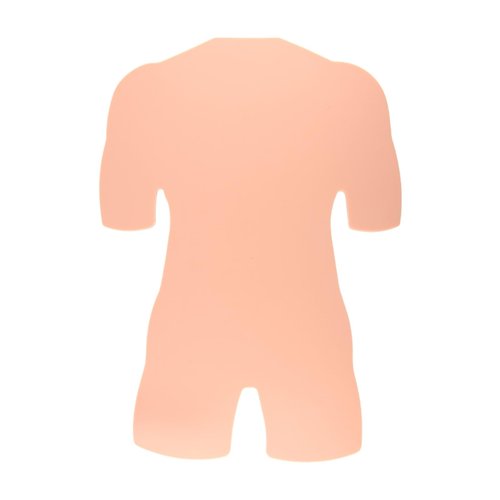 Full-body back tattoo practice skin with double-sided soft silicone thickening, 6mm thick, suitable for artwork display