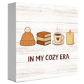 Fall Halloween Wooden Sign - Rustic Home Office Desk Decor - Era
