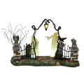 Halloween Village Spirit Gate Lit Figurine - 6.2 Inch Decorative Accessory