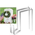 Adjustable Cemetery Wreath Hangers 2 Pack - Stainless Steel Grave Headstone Decorations