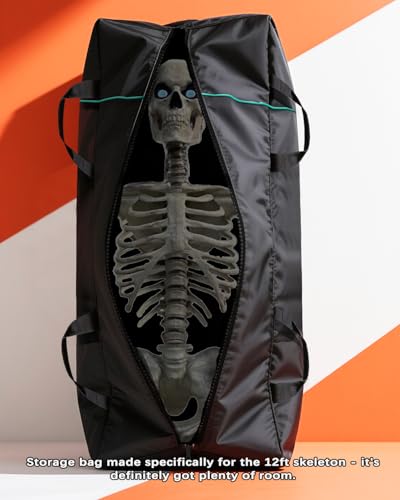 Heavy Duty 1680D Oxford Storage Bag for 12ft Skeleton - Black
