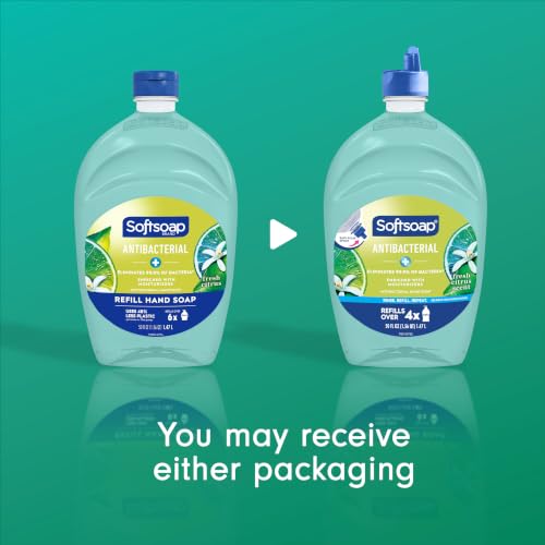 Softsoap Antibacterial Hand Soap Refill - Fresh Citrus Scent, 50 Fl Oz - Variation of THIS listing