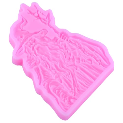 Halloween Silicone Mold Set of 4 - Skull Skeleton Witch Pumpkin Tombstone