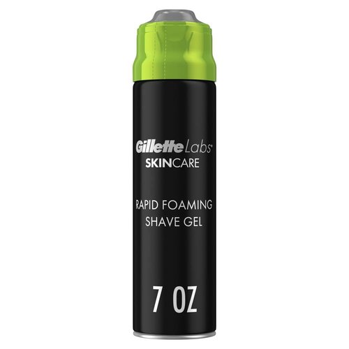 GilletteLabs Rapid Foaming Shave Gel for Men, 7 OZ - Case of 6