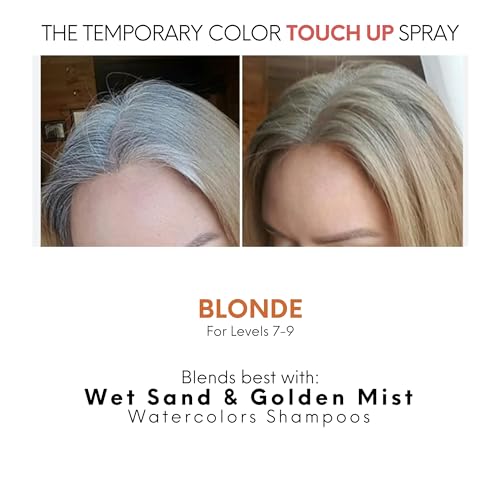 Watercolors Color Root Concealer - Blonde Temporary Hair Touch Up Spray