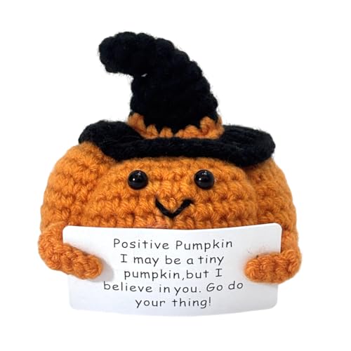 Halloween Pumpkin Decor - Cute Crochet Supportive Pumpkin Figure - Variation: Pumpkin