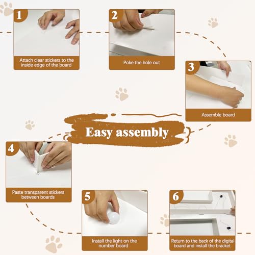 3FT Light Up Number 0 - Large DIY Foamboard Sign for Party Decorations