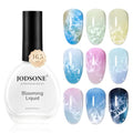 JODSONE Ocean Wave Blooming Gel Nail Polish B1501 - White Wave Effect, 16.5ml