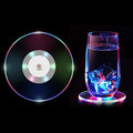 6PCS LED Drink Coasters Set with Changing Light Waterproof Non-Slip for Parties & Events