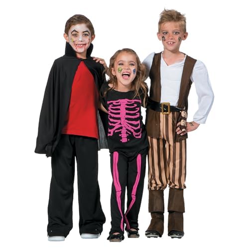 Temporary Tattoos Halloween Sugar Skull Set - Fun Express, 72 Pieces