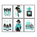 11x14 Wall Art for Women Queen African American Girl Poster Set Home Decor - Black Queen Bedroom & Living Room Artwork - Variation of THIS listing