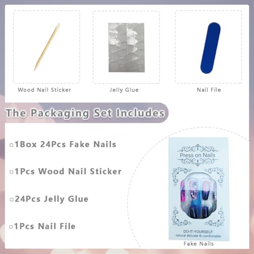 Halloween Press On Nails Set - Heart Spider Web Pumpkin Ghost Designs, Medium Square Pink Fake Nails with Rhinestones - Variation of THIS listing