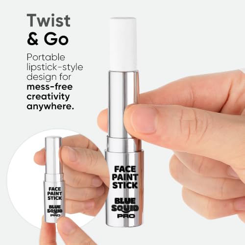 White Face Paint Stick - Waterproof, Hypoallergenic, Vegan Body & Cosplay Makeup