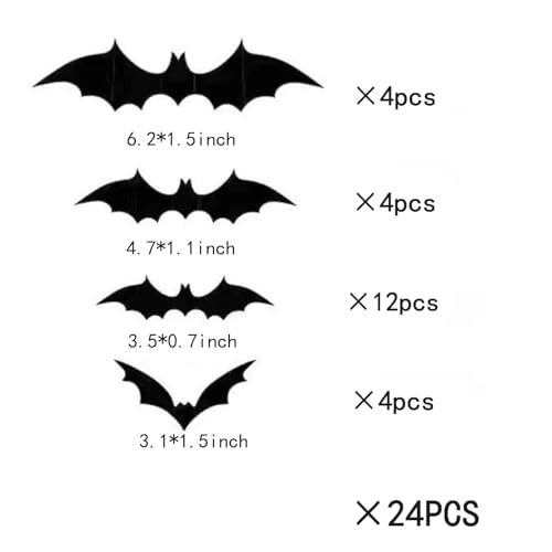 Halloween Banner with Spider Garland and Bat Wall Decals - Indoor Party Decorations