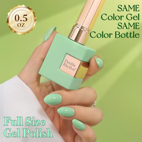 Gel Nail Polish Light Sage Green - Quiet Green 15ML Soak Off Manicure