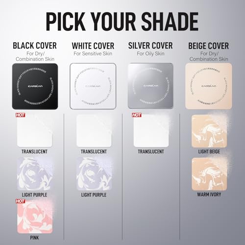 CARSLAN 2.0 Black Magnet Soft Focus Setting Powder - Translucent Oil Control